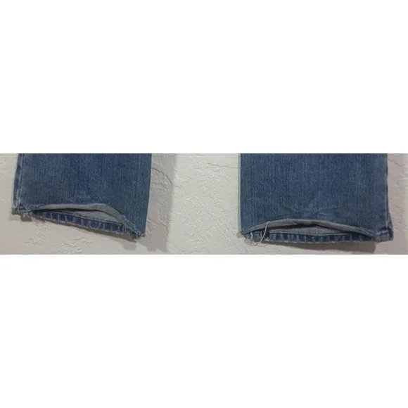 American Eagle Outfitters Jeans Size 4 Blue Hipster Distressed Pockets - Picture 3 of 5